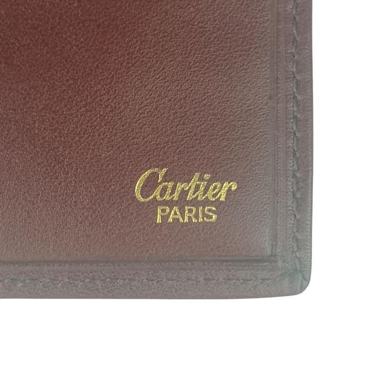 Cartier（カルティエ） 長財布 マストライン カーフレザー ボルドー系