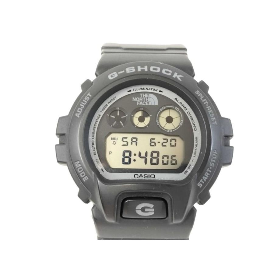 CASIO カシオ 時計 G-SHOCK シュプリーム ノースフェイス トリプルコラボ DW-6900NS グレー系 樹脂 メンズ デジタル 美品 CASIO（カシオ） 時計 G-SHOCK シュプリーム ノースフェイス トリプル