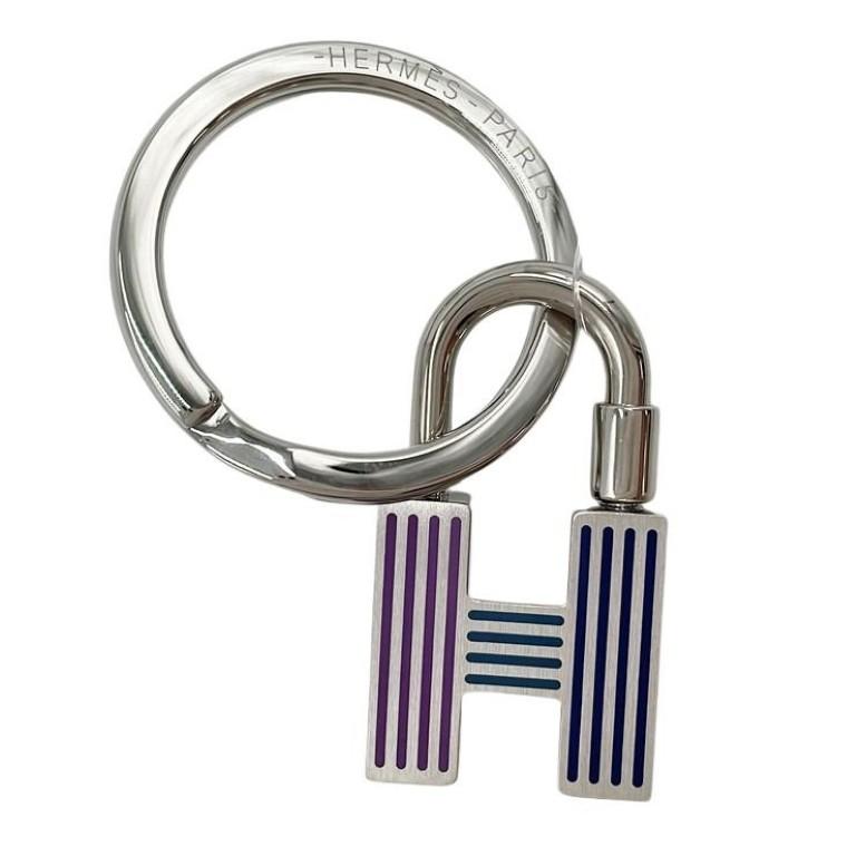 エルメス HERMES キーホルダー クイズ レインボー カデナ メタル HERMES（エルメス） キーホルダー カデナ クイズレインボー メタル