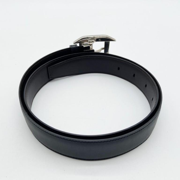 Cartier（カルティエ） ベルト サントス レザー - ブラック ブラウン