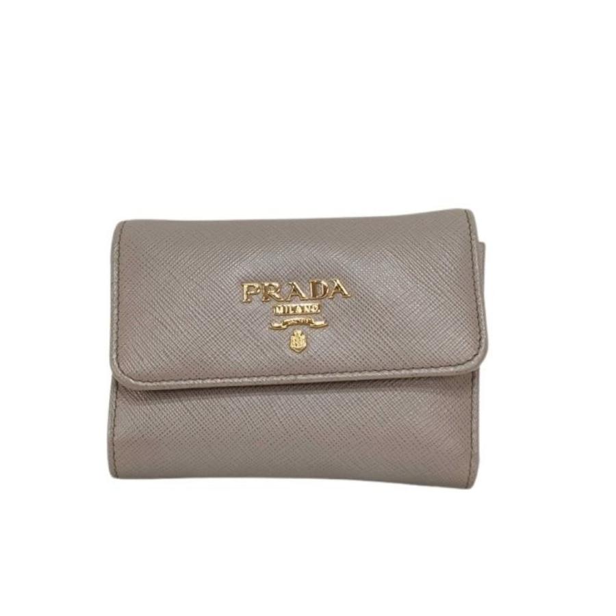 PRADA（プラダ） 三つ折り財布 1MH025 サフィアーノ レザー 