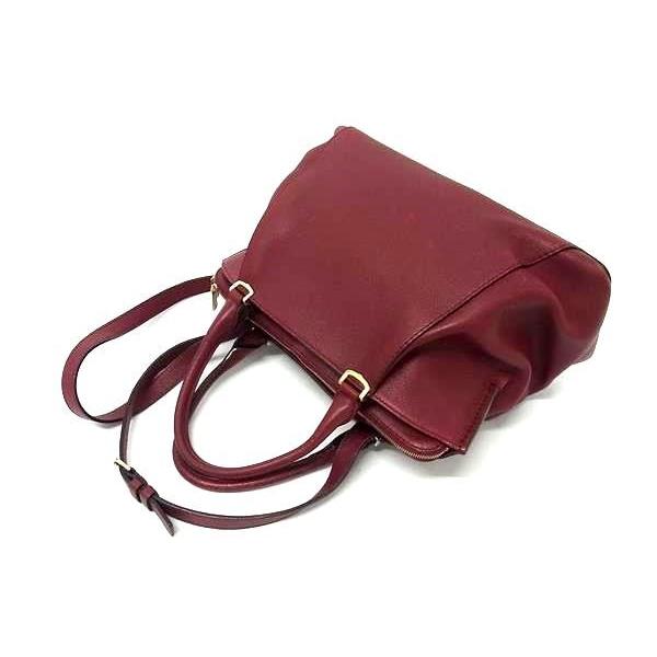 Cartier（カルティエ） トートバッグ Cドゥ SM - ボルドー レザー
