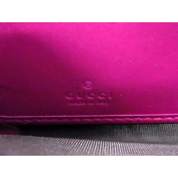 グッチシマ グッチ 長財布 シャイニー マイクログッチシマ ジップ  