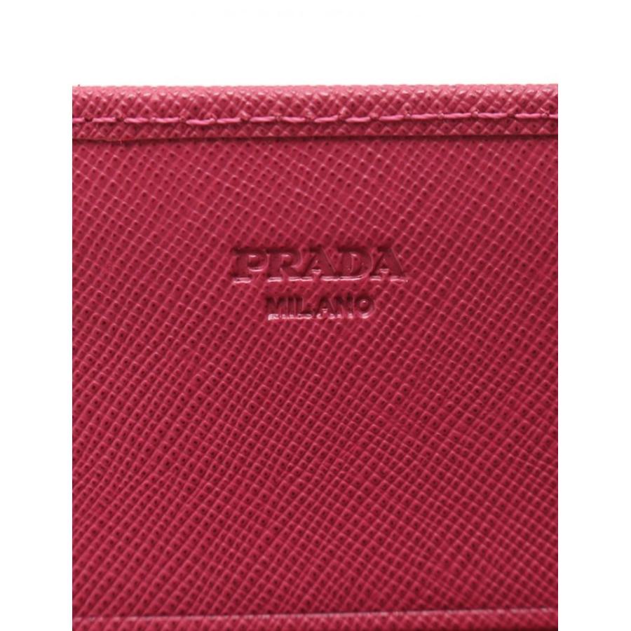 美品 PRADA プラダ サフィアーノレザー リボン 長財布 レザー ピンク 【本物保証】｜3rboutipue｜05