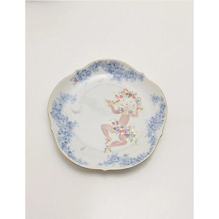 マイセン Meissen 1880年頃 金彩カマユピンク ディナープレートA
