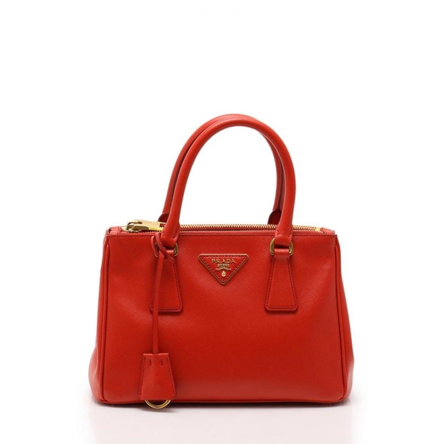 PRADA 超美品 プラダ ガレリア SAFFIANO LUX BN2896 ハンドバッグ  