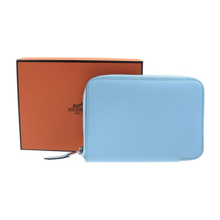 HERMES 超美品 エルメス アザップ バーチカル コンパクト 二つ折り財布 
