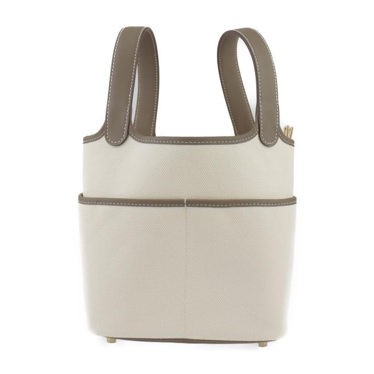 新品未使用展示品 エルメス ピコタンロックPM カーゴ ポケット ハンドバッグ 083189CC トワルゴエラン ア【本物保証】の画像