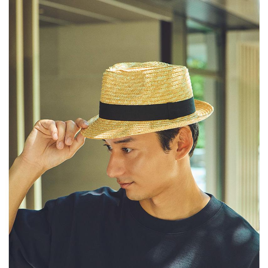 田中帽子店 Noah（ノア）中折れ麦わら帽子 ストローハット メンズ