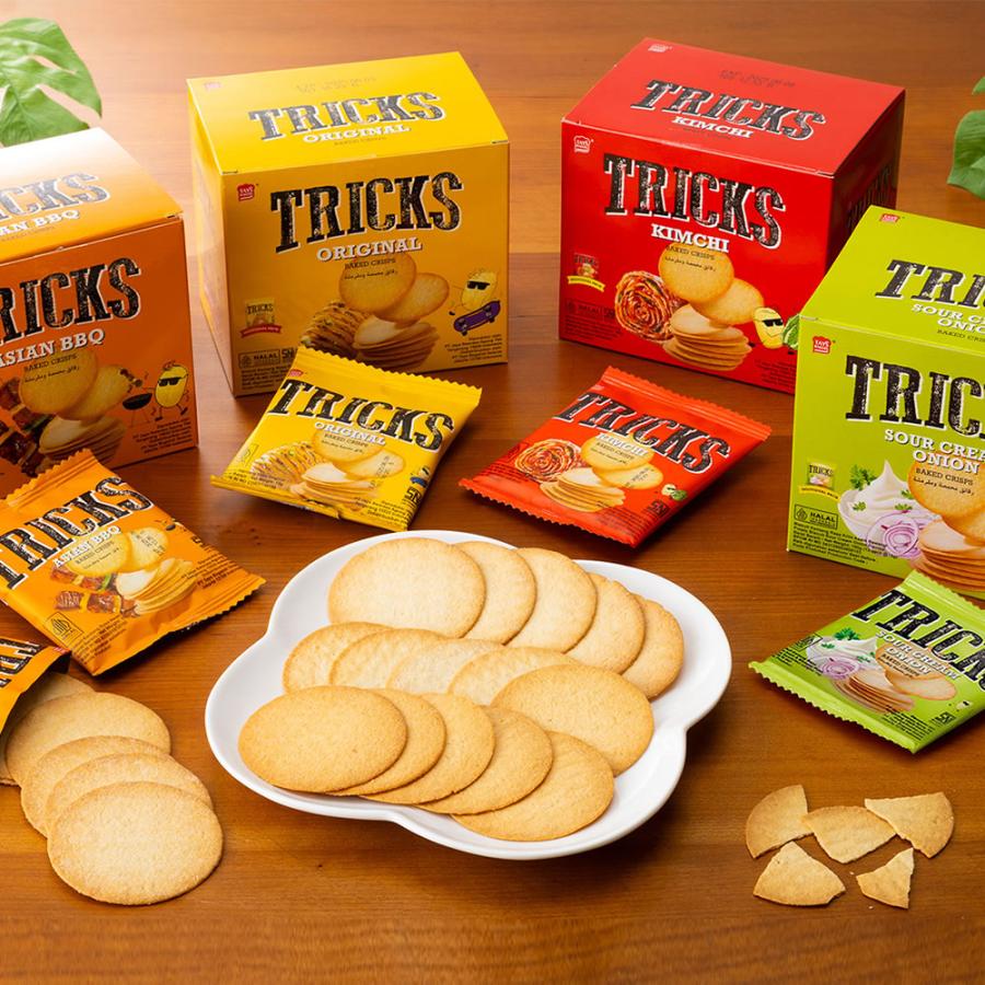輸入菓子 トリックス TRICKS ポテトチップス ノンフライ 個包装
