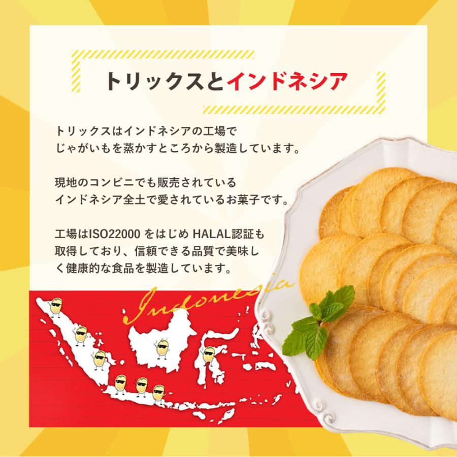 輸入菓子 トリックス TRICKS ポテトチップス ノンフライ 個包装