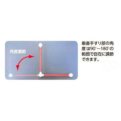 アロン化成 セーフティバー L ホワイト 600×700