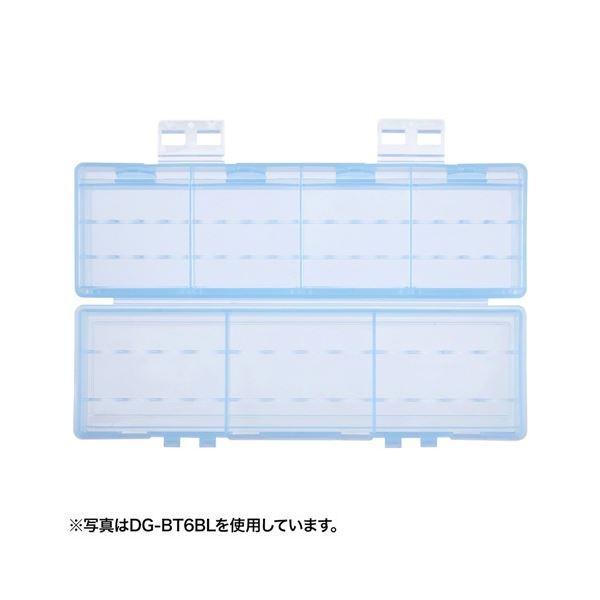 （まとめ）サンワサプライ 電池ケース単3形・単4形対応大容量タイプ クリア DG-BT6C 1個〔×5セット〕｜3to4-tss｜03