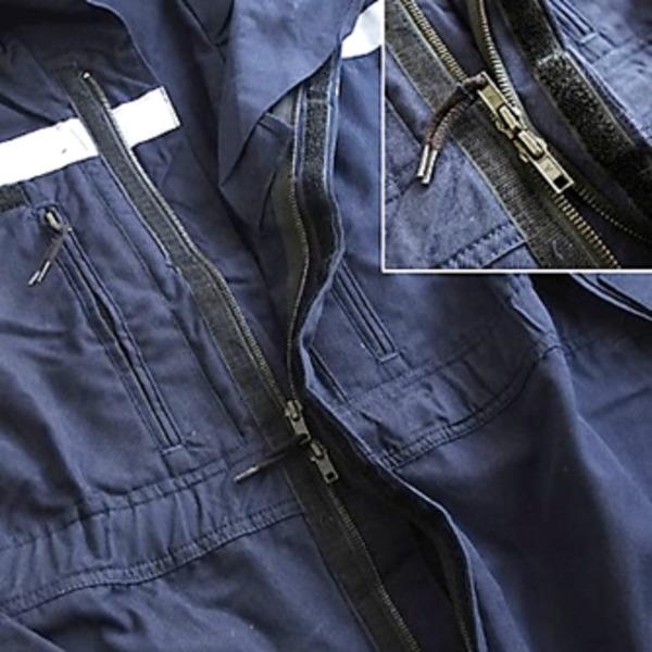 消防工兵部隊 ファイヤーマン カバーオール XL ネイビー 未使用 デッドストック つなぎ 【全面】 ミリタリーウェア 軍モノ