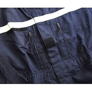消防工兵部隊 ファイヤーマン カバーオール XL ネイビー 未使用 デッドストック つなぎ 【全面】 ミリタリーウェア 軍モノ