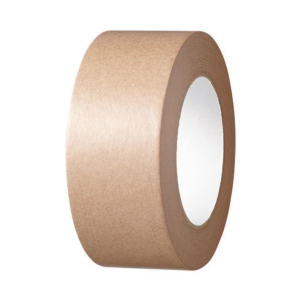 TANOSEE クラフトテープ重ね貼可能 50mm×50m 茶 1セット(150巻 TANOSEE クラフトテープ重ね貼可能 50mm×50m 茶 1セット(150巻