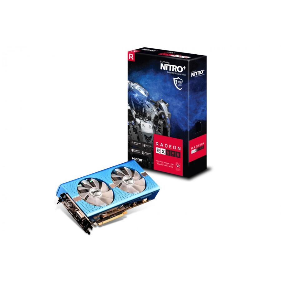 SAPPHIRE NITRO+ RADEON RX 590 8G GDDR5 SPECIAL EDITION SA-RX590-8GD5N+/11289-01-20G (VD6782)｜3top