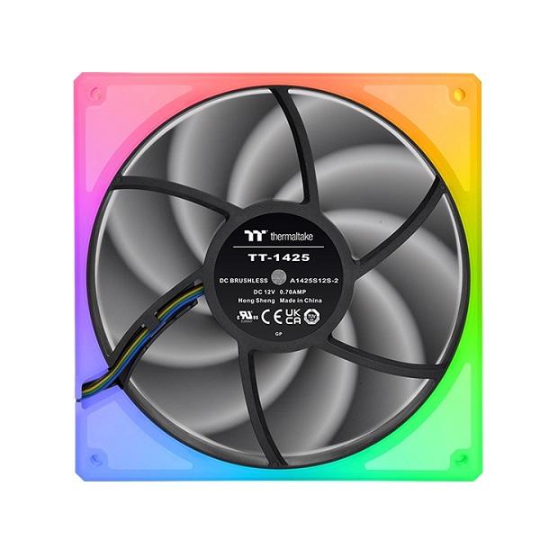 Thermaltake CL-F136-PL14SW-A TOUGHFAN 14 RGB Radiator Fan 3 Pack 第2世代ハイドロリックベアリングを採用する高静圧PWMファン｜3top｜02