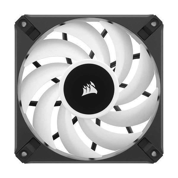 CORSAIR AF120 RGB ELITE Triple Fan Kit (CO-9050154-WW) RGB LED搭載の静音120 mmファン3個、Lighting Node COREセット｜3top｜03