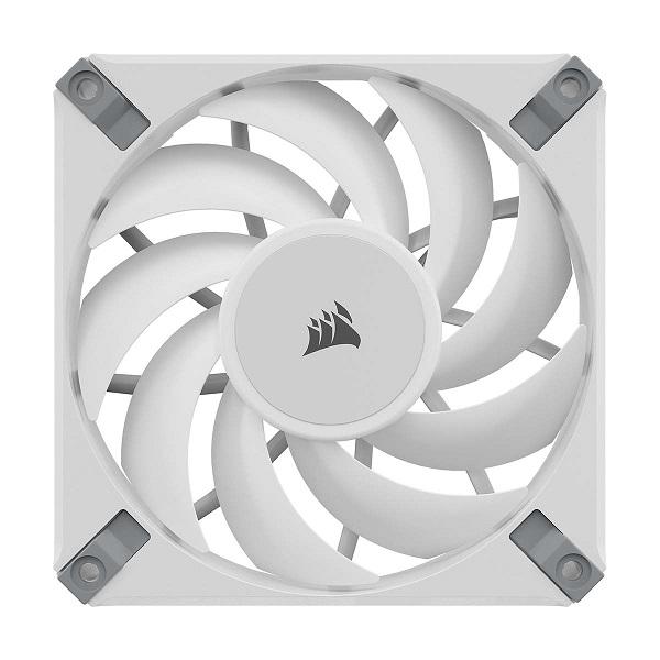 CORSAIR AF120 RGB ELITE WHITE Triple Fan Kit (CO-9050158-WW) RGB LED搭載の静音120 mmファン3個、Lighting Node COREセット｜3top｜03