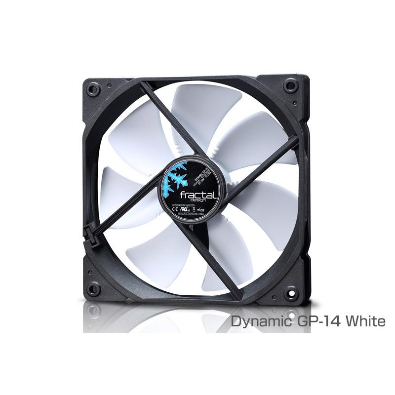 FractalDesign FD-FAN-DYN-GP14-BK FractalDesign Dynamic GP-14 Black 低騒音で大風量を実現。様々な目的や環境に適合する長寿命の流体軸受けファン｜3top