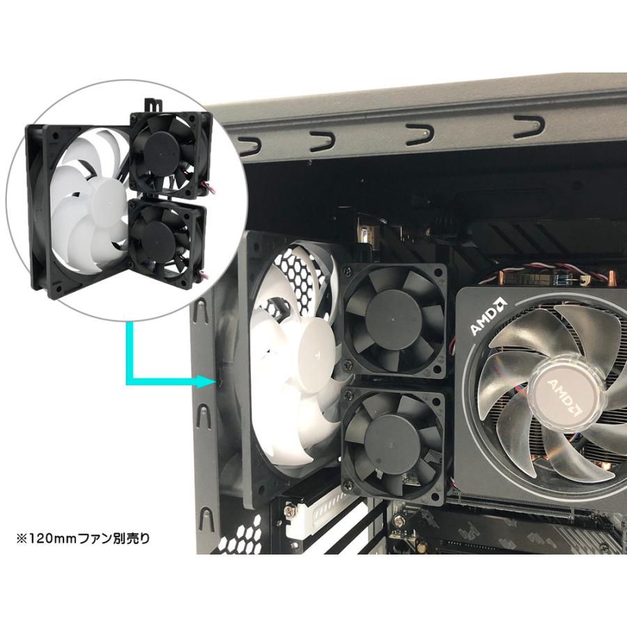 長尾製作所 職人シリーズ SS-NVRM-FSTY60 VRM冷却用ファンステイ FAN60 60mmファン RDM6020S 2台付属【メール便対応】｜3topy｜03