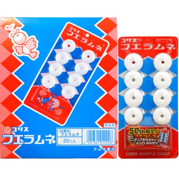 フエラムネ 80円 コリス フエラムネ 8個入 [1箱 20個入] : ミカミオンライン