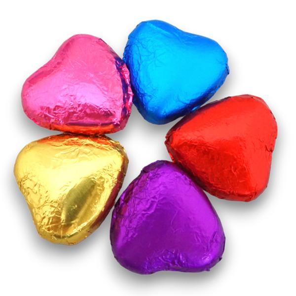 15円 やおきん ハートチョコ [1箱 100個入] : ミカミオンライン