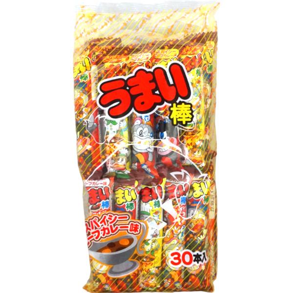 期間限定】15円 やおきん うまい棒 スパイシービーフカレー味 [1袋 30