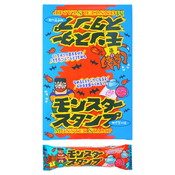 モンスタースタンプ サイダー味 [1箱 50個入] : ミカミオンライン