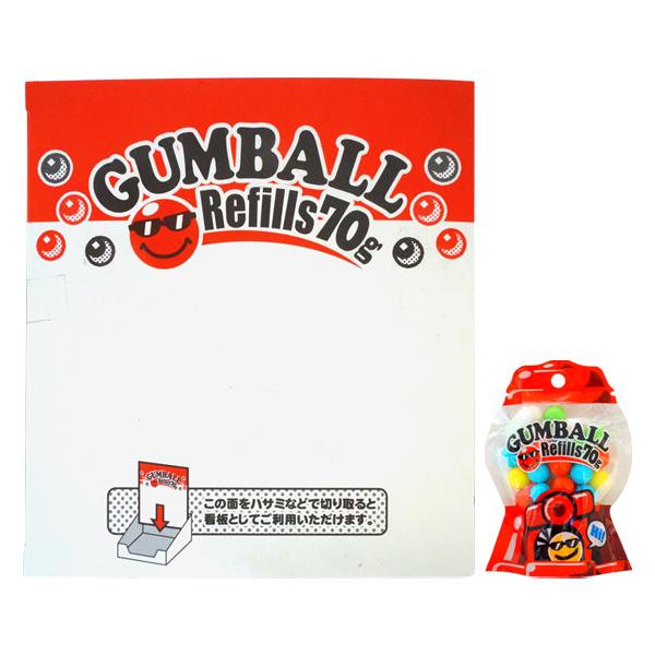 260円 ばにーぷらん 70gガムボールリフィル [1箱 12個入] : ミカミ