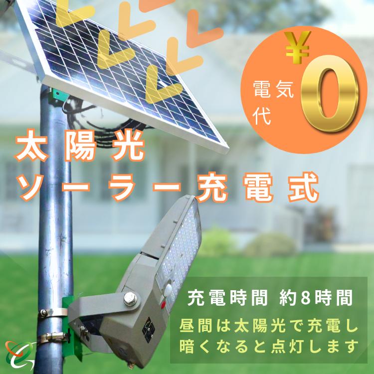 ROKEE-20W-3400L グリーンエネポール ソーラーライト LED センサー