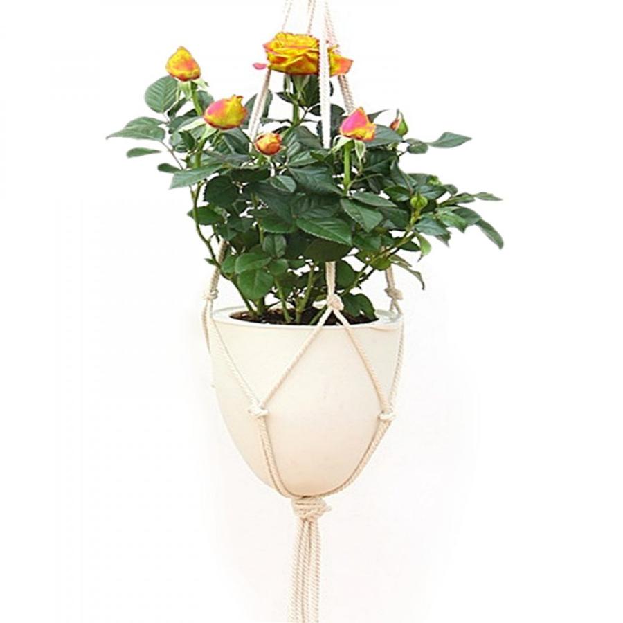 吊るす 植物 ハンギング プランター 自動給水 マクラメ ネット付 空間 インテリア デザイン Sw1764大サイズ 1個 1044 3world Yahoo 店 通販 Yahoo ショッピング