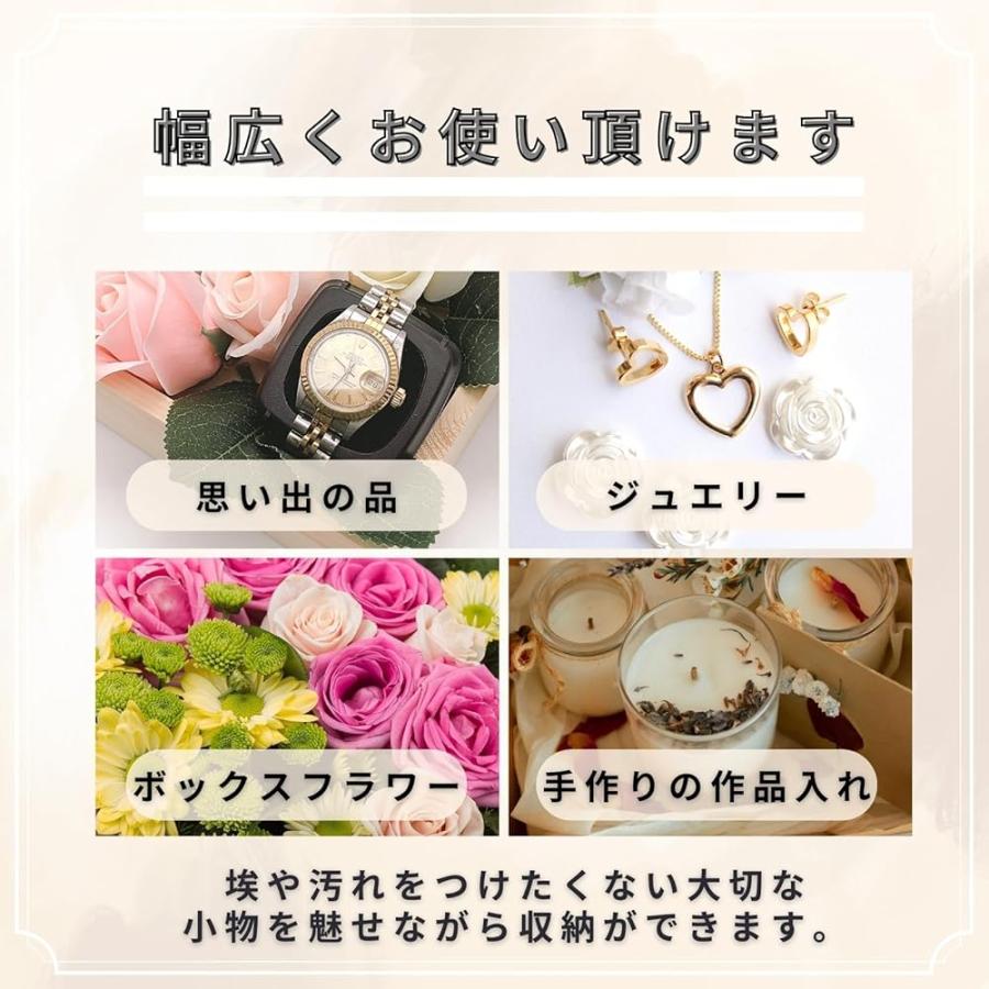白木 ディスプレイ ケース アクリル スライド フタ 透明窓 木箱 SW2428