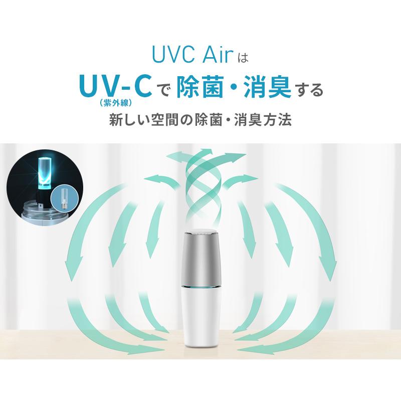 紫外線 除菌 消臭 空気清浄機 UV-C UVC Air ランプ 細菌 ウィルス 殺菌 不活化 空間 ライト C波 |  | 02
