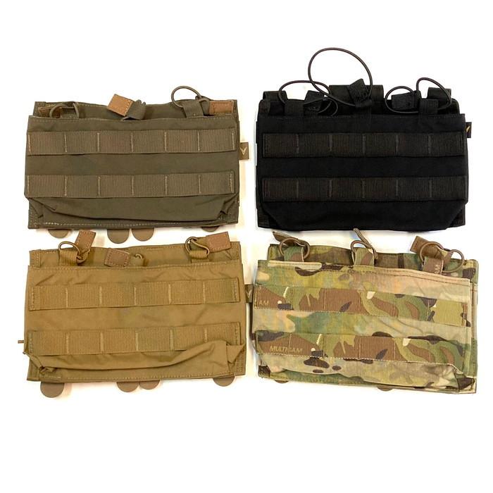 Mayflower Helium Whisper Triple 5.56 Magazine Pouch, Open Top