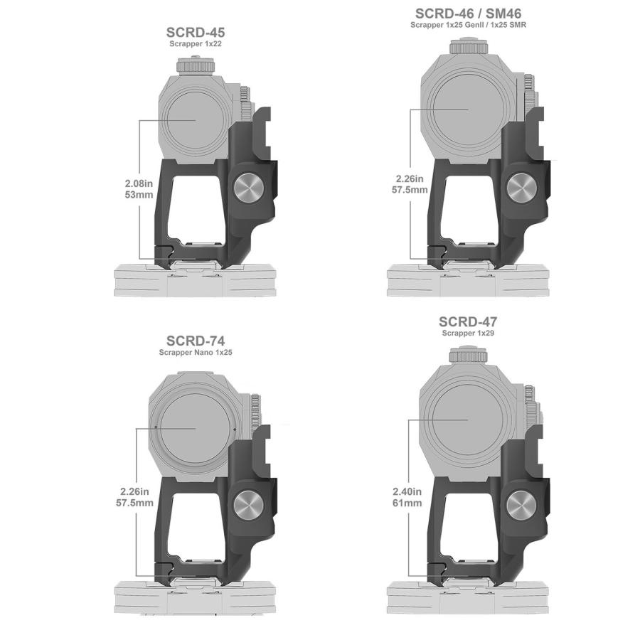 Vector Optics XASR-RM02 Scrapper RD Paragon Magnifier One Piece