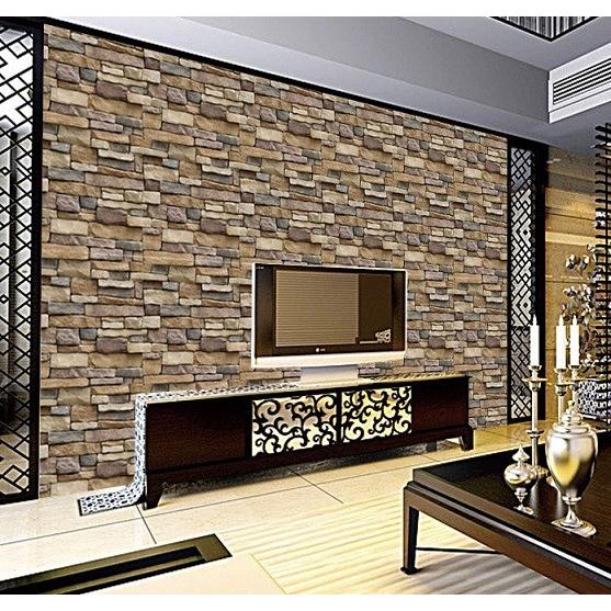 壁紙 シート レンガ 岩模様 ウォールステッカー 広範囲の模様替え 貼っ