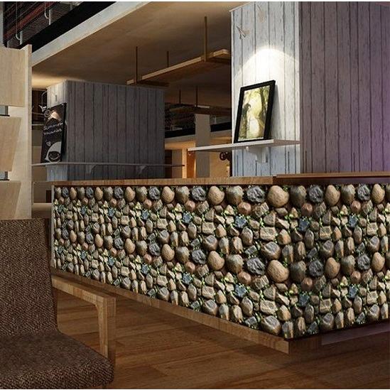 ウォールステッカー 石垣 岩模様 壁紙 カッティングシート 広範囲に貼れる10m 内装 Diy 高級感 Sa1015 41ウォールステッカー 通販 Yahoo ショッピング