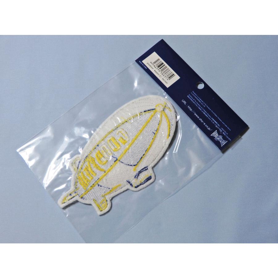 新品ですが訳アリ！GOOD/YEAR グッドイヤー飛行船☆アイロン刺繍