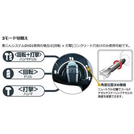 マキタ(makita) 24mm 18V充電式ハンマドリル HR244DZK(青)本体のみ(ケース付)バッテリ・充電器別売｜4840｜02