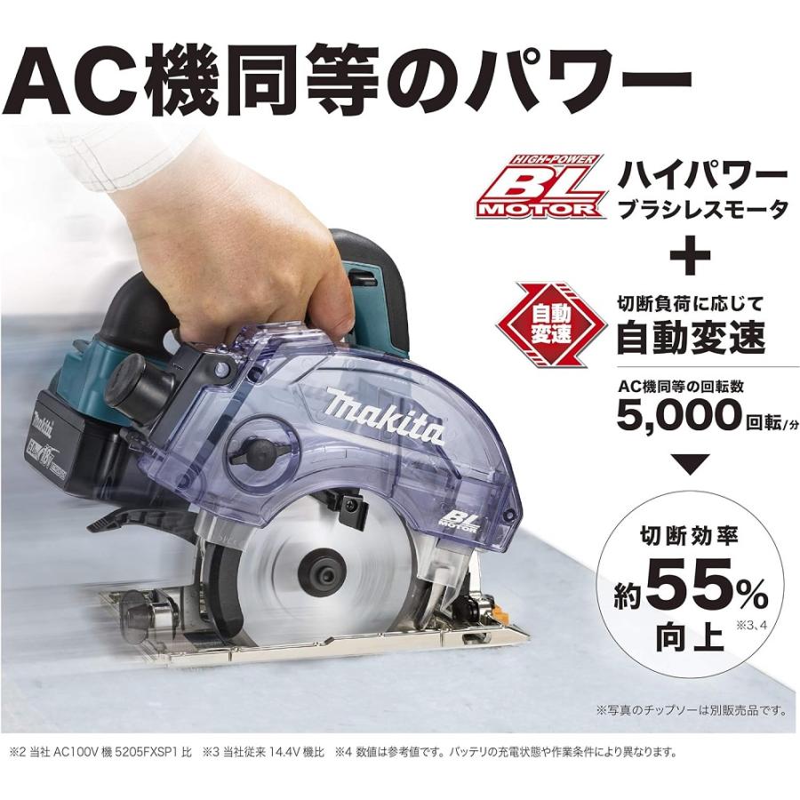 マキタ makita 18V 充電式防じんマルノコ KS513DZ VC0840 無線連動 柴 