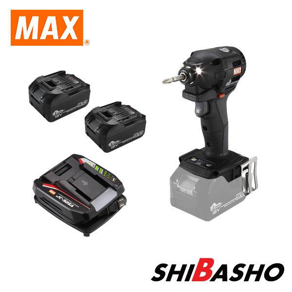 マックス MAX 充電式インパクトドライバ PJ-ID153 R赤 K黒 -B2C マックス MAX 充電式インパクトドライバ PJ-ID153 R赤 K黒 -B2C