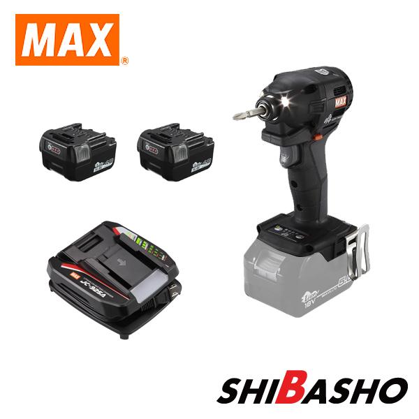 マックス MAX 充電式インパクトドライバ PJ-ID153 R赤 K黒 -B2C マックス MAX 充電式インパクトドライバ PJ-ID153 R赤 K黒 -B2C