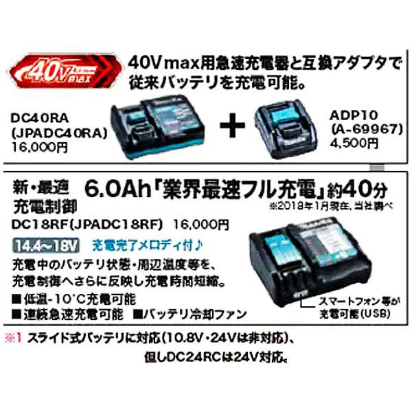 マキタ(makita) 40VmaxリチウムイオンバッテリBL4040(A-69939)【4.0Ah標準タイプ】｜4840｜08