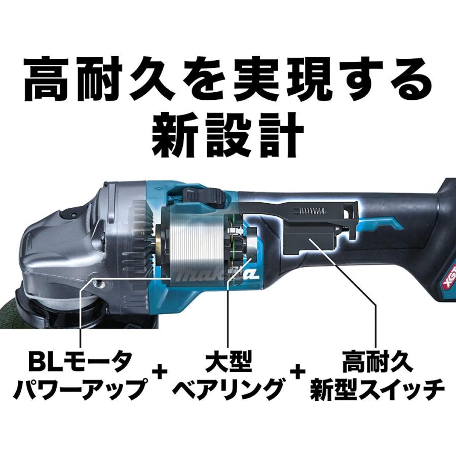 マキタ makita 40VMAX 100mm充電式ディスクグラインダ GA001GZ マキタ makita 40VMAX 100mm充電式ディスクグラインダ GA001GZ