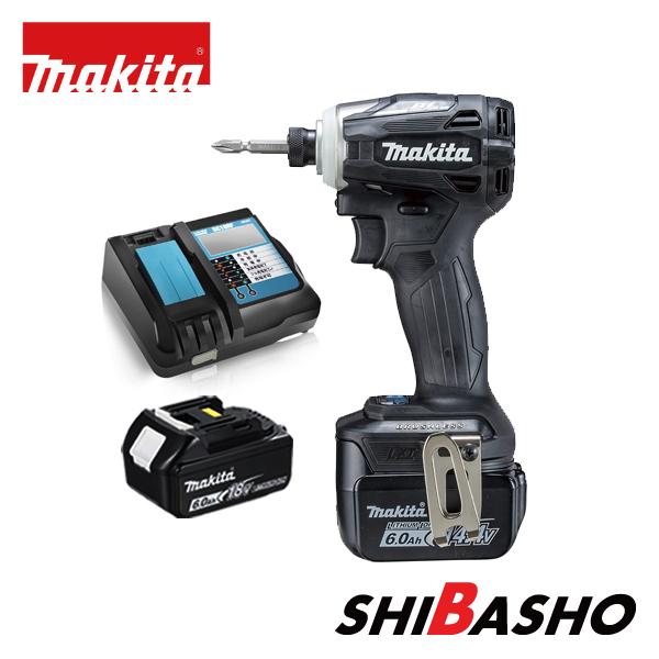 マキタ(makita) 14.4V 充電式インパクトドライバ TD162DRGX / TD162DRGXB  【青/黒】【バッテリBL1460B×2本・充電器DC18RF・ケース付】