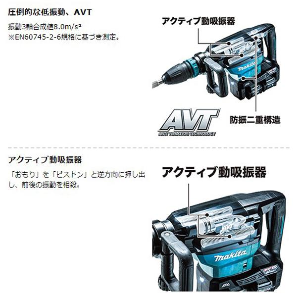 マキタ makita 80Vmax充電式ハンマ HM002GZK 本体のみ ケース付 