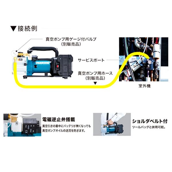 マキタ makita 18V真空ポンプ VP181DZ 本体のみ バッテリ 充電器 マキタ makita 18V真空ポンプ VP181DZ 本体のみ バッテリ 充電器