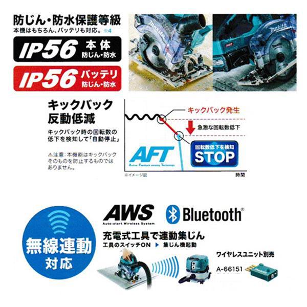 マキタ（makita） makita 40Vmax 125mm充電式防じん丸ノコ KS002GRDX